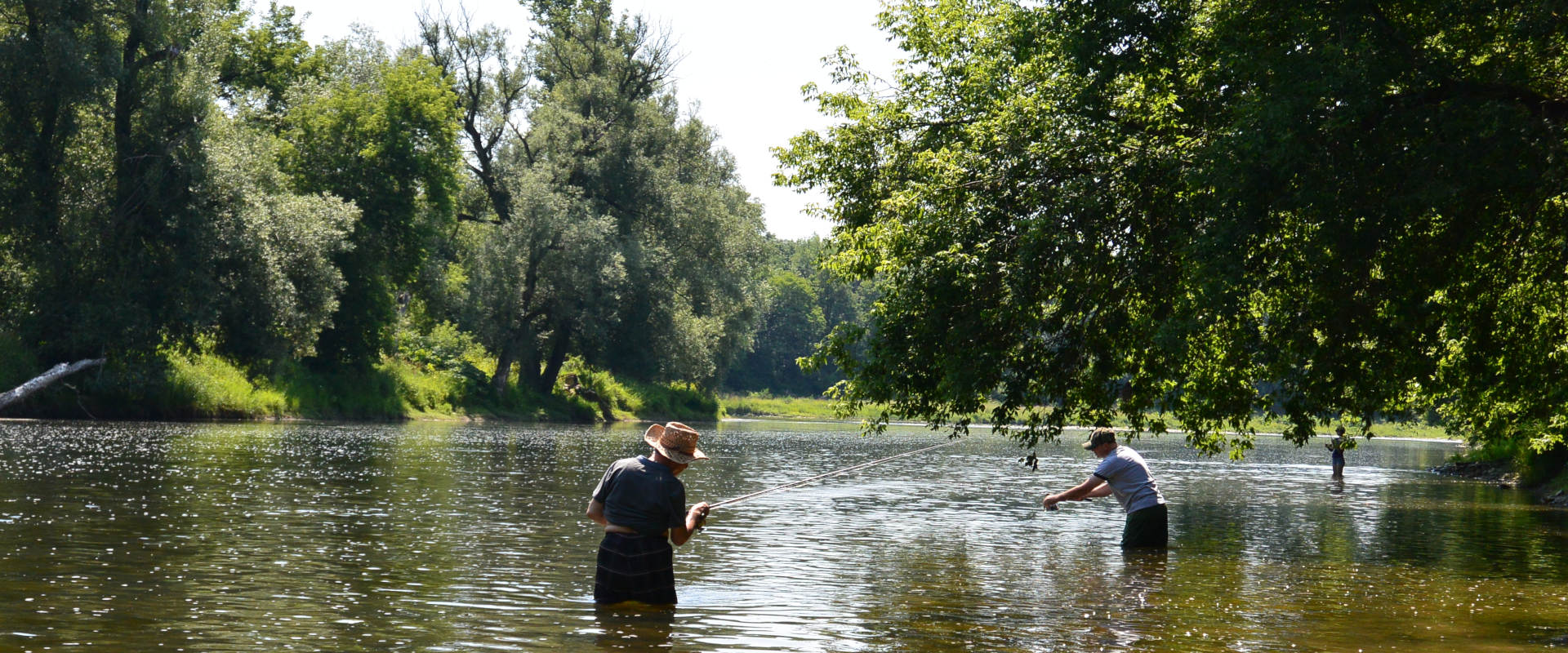 Grand River Fishing Trips learn to fish lesson in Ontario