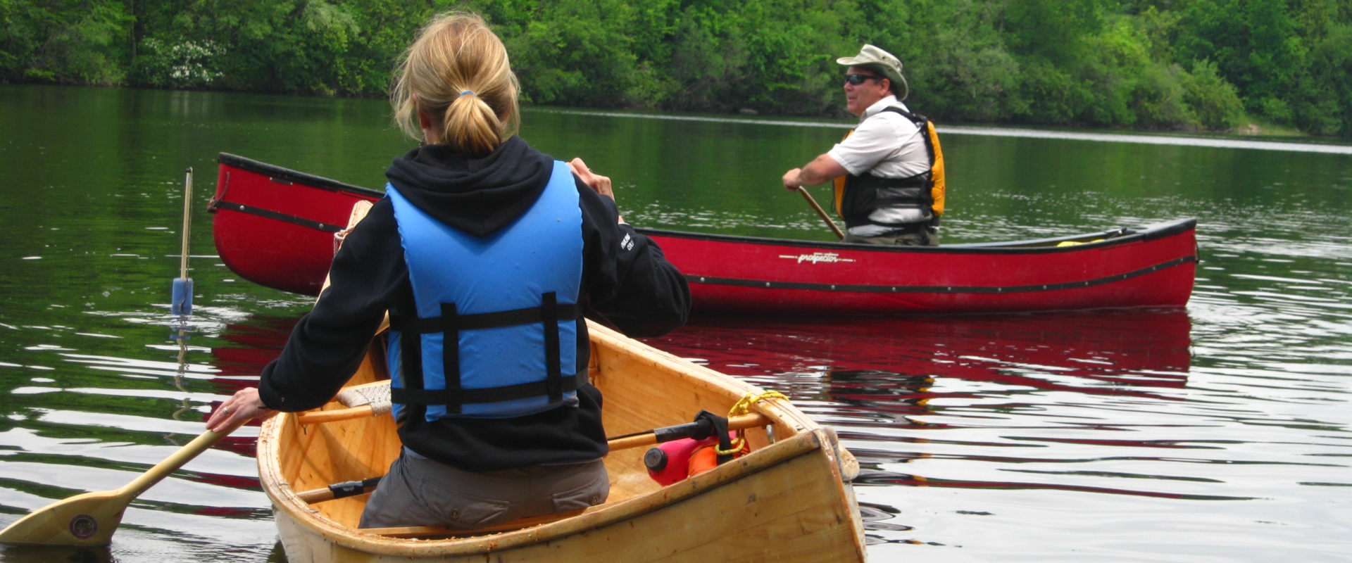 ORCKA canoe certification lessons on Grand River in Ontario